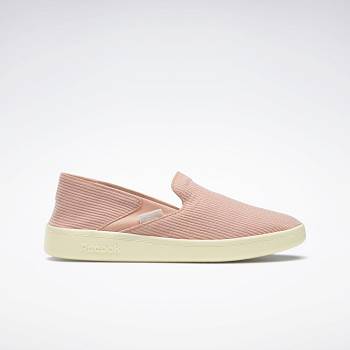 Reebok Cotton & Corn Ruzove - Damske Slip On